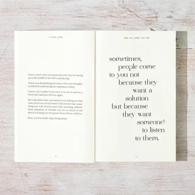 And Yet - Here You Are