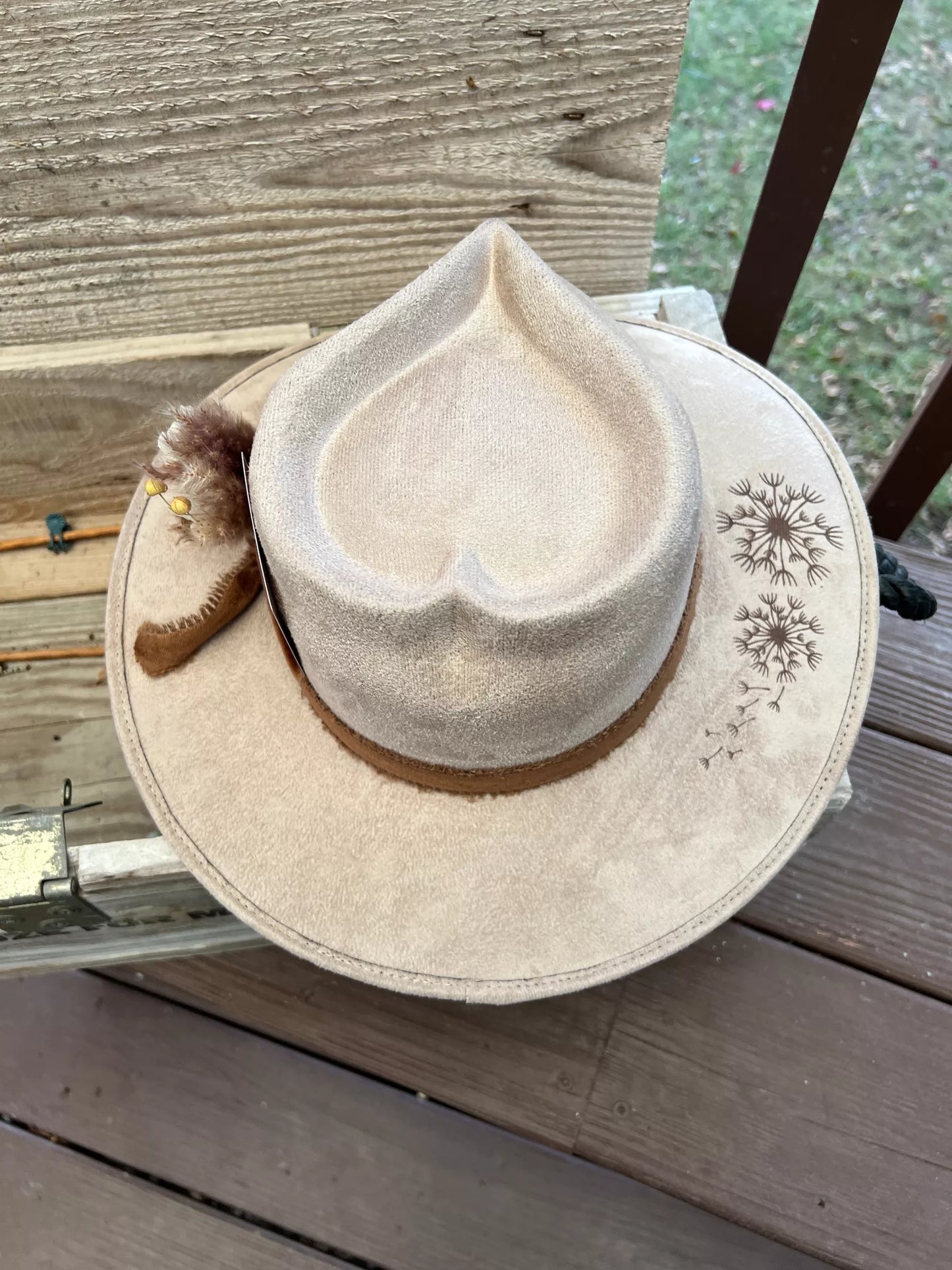 Tan Dandelion Hat
