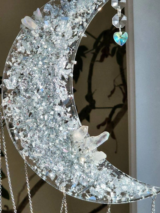 Celestial Clear Quartz Suncatcher