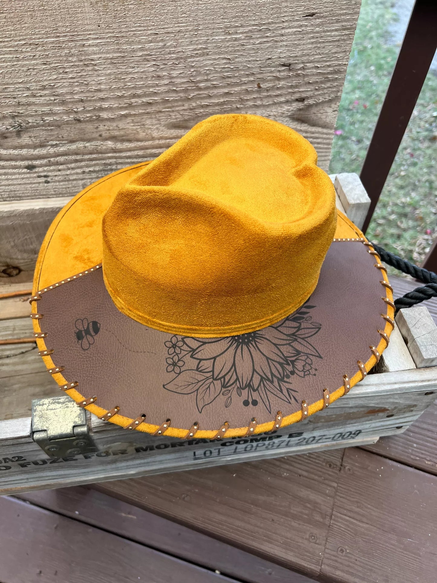 Mustard Sunflower Hat