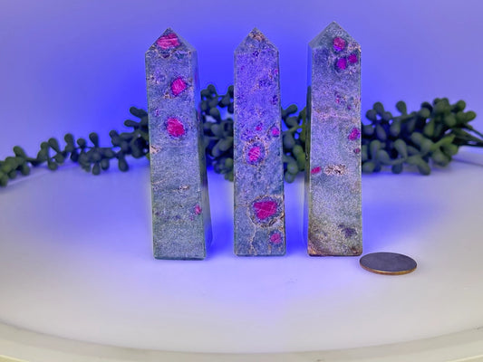 Ruby Fuchsite 4-Sided Tower