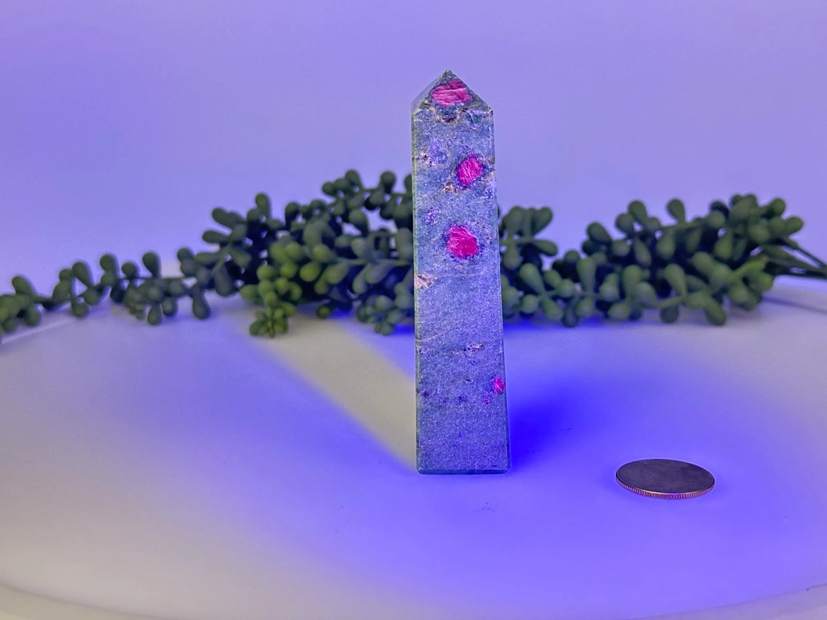Ruby Fuchsite 4-Sided Tower