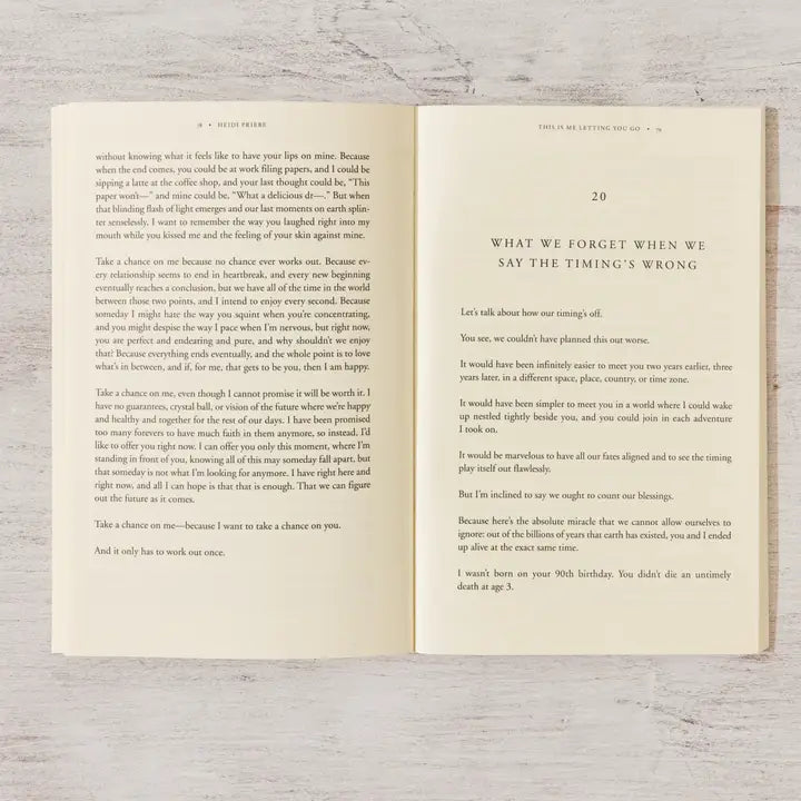 This Is Me Letting You Go